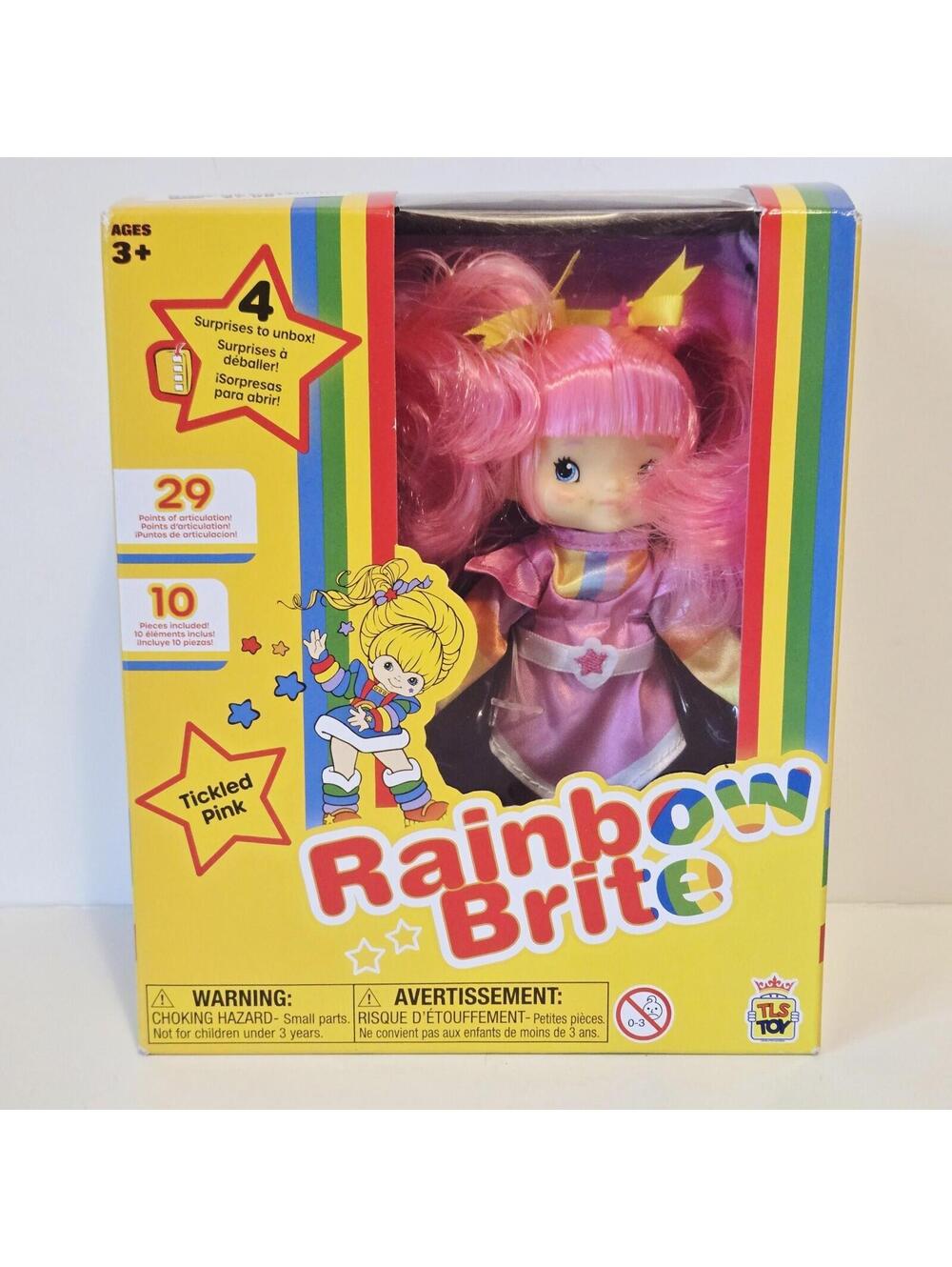 Rainbow Brite Tickled Pink 5" Fashion Doll 40th Anniversary The Loyal Subjects